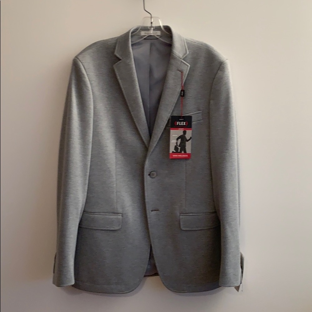 Van Heusen Men’s Gray Slim Fit Flex Jacket! NWT!